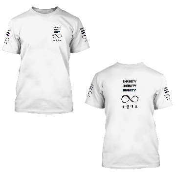 Discover Infinity Korean Text Graphic Design 3D T Shirts