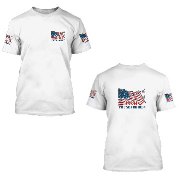 Discover Usaf Thunderbirds Baseball Jerseys-Graphic Jet American Flag 3D T Shirts