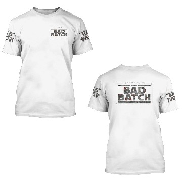 Discover Star Wars The Bad Batch Logo 3D T Shirts