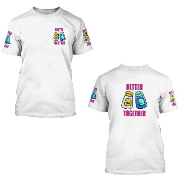 Discover Better Together Salt Pepper 3D T Shirts
