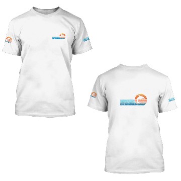 Discover Vintage Bahamas, Retro 80S Dolphin Sunset 3D T Shirts