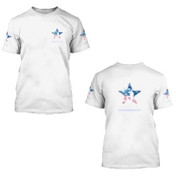 Discover Defend Democracy 3D T Shirts