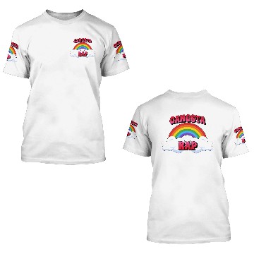 Discover Gangsta Rap Rainbow Art Design for Gangster Rapper 3D T Shirts