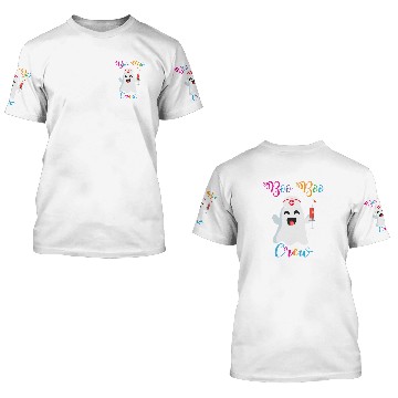 Discover Boo Boo Crew Cute Nurse 3D T Shirts