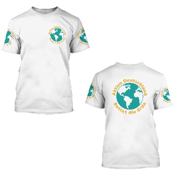 Discover Germany earth environment climate protection gift 3D T Shirts
