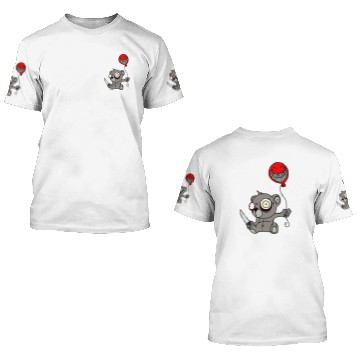 Discover Creepy Bear 3D T Shirts