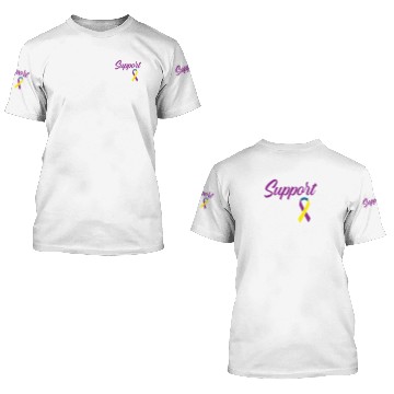 Discover Support Squad Bladder Cancer Awareness 3D T Shirts