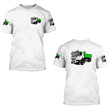 Discover Dump truck - Tipper truck 3D T Shirts