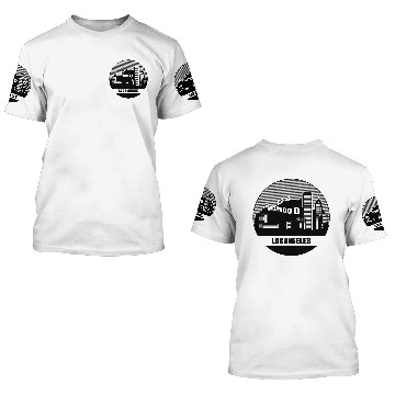 Discover Los Angeles California Skyline 3D T Shirts
