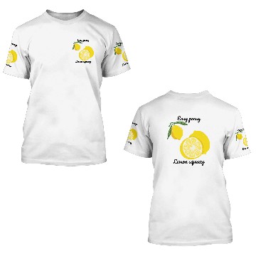 Discover Easy Peasy Lemon Squeezy 3D T Shirts