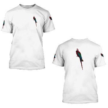 Discover Macaw Long Tail 3D T Shirts