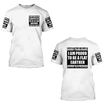 Discover Flat Earth 16 47 3D T Shirts