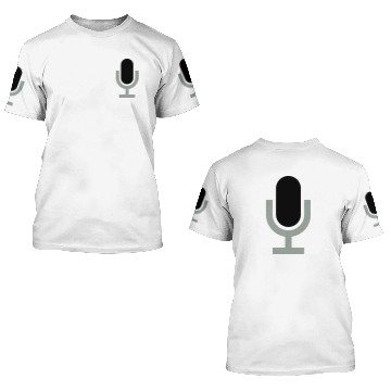 Discover Icon Microphone Clipart 3D T Shirts