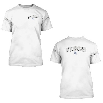 Discover Wyoming 3D T Shirts
