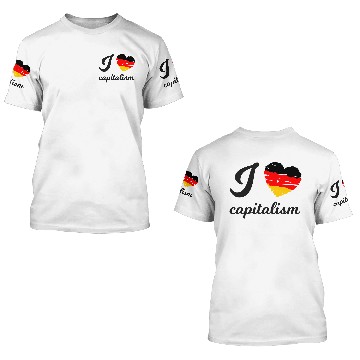 Discover German capitalism 3D T Shirts