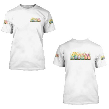 Discover Happy Easter Egg 3D T Shirts