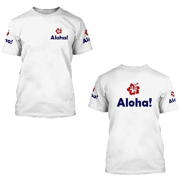 Discover Aloha - Hawaii - Honolulu - USA - America Pacific 3D T Shirts
