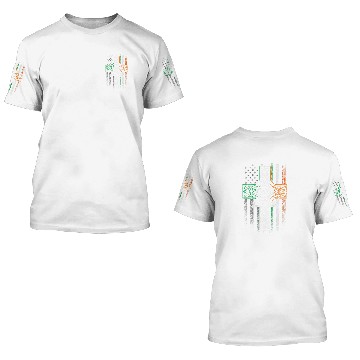 Discover IRISH PRIDE American Flag Celtic Cross St Patricks 3D T Shirts