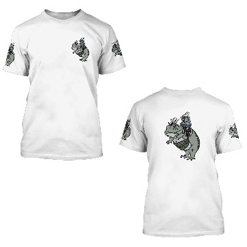 Discover Frog warrior cat 3D T Shirts