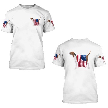 Discover Partriotic Treeing Walker Coonhound 3D T Shirts For