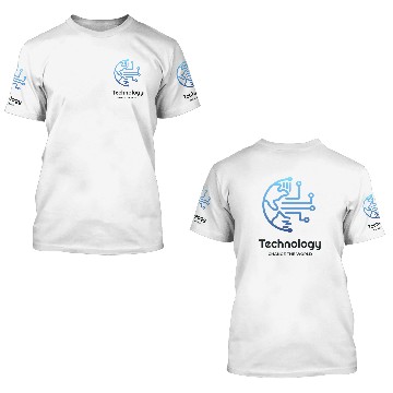 Discover technology world 3D T Shirts