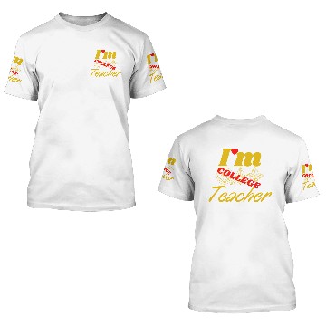 Discover Teacher college USA Collection 3D T Shirts