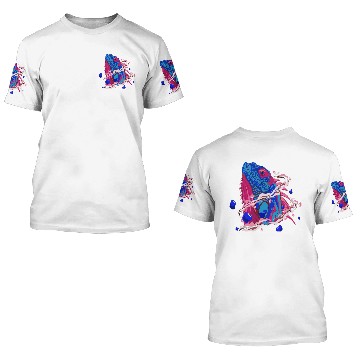 Discover Blue Komodo Dragon 3D T Shirts