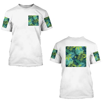 Discover Floral Print Pattern 3D T Shirts