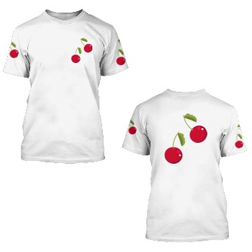 Discover Beautiful cherry 3D T Shirts
