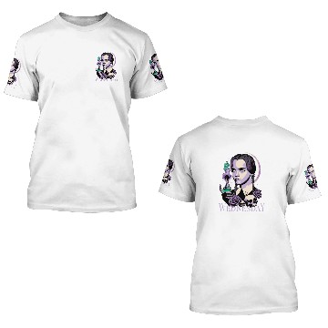 Discover Wednesday Face 3D T Shirts