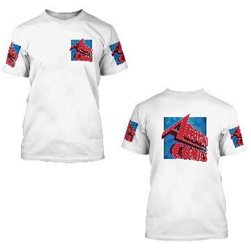 Discover Around Comics 3D ExplodingLogo 3D T Shirts
