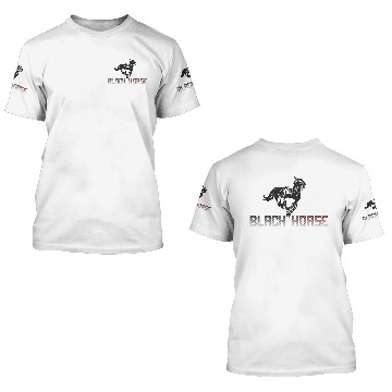 Discover black Horse 3D T Shirts
