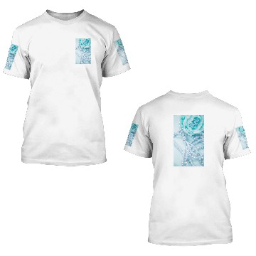 Discover Pretty Pearls with Blue Peony 3D T Shirts