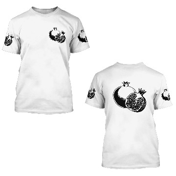Discover Pomegranate fruit 3D T Shirts
