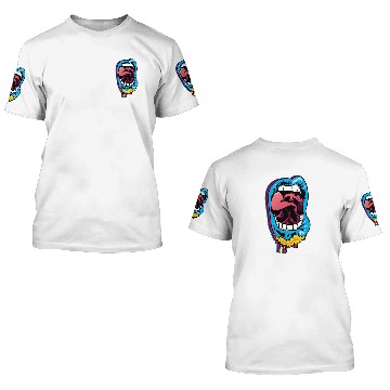 Discover Scary Mouth 3D T Shirts