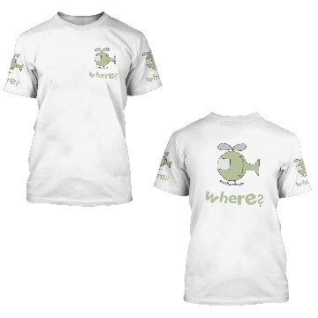 Discover helicopter where? 3D T Shirts