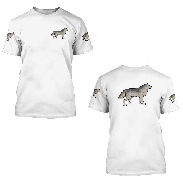 Discover Wild Alpha Lone Wolf 3D T Shirts