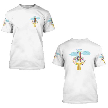 Discover RAINBOW TREE 3D T Shirts
