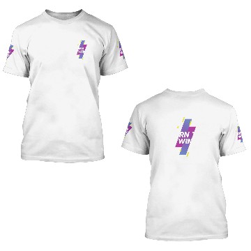Discover born to win white 3D T Shirts