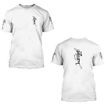 Discover Skeleton Jogging Singing 3D T Shirts