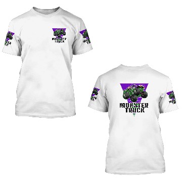 Discover Monster Truck Grave Digger 3D T Shirts