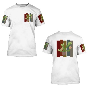 Discover Venus fly trap retro 3D T Shirts