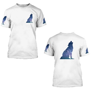 Discover Galaxy Wolf 3D T Shirts