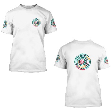 Discover Spiral Design with Multi Color 3D T Shirts