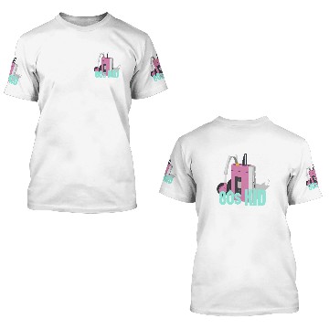 Discover 80s Kid Cassette Recorder 3D T Shirts