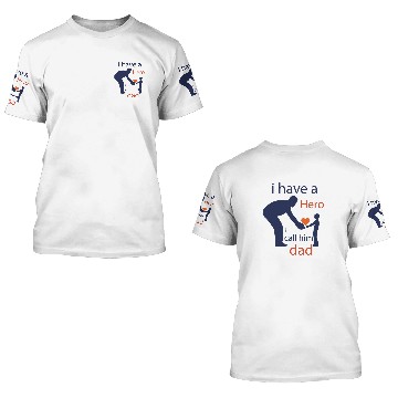 Discover Creative And Lovely Dad With Son 3D T Shirts Design