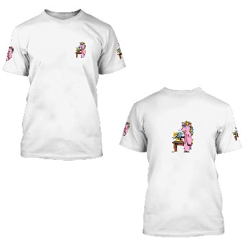 Discover High School Diploma Unicorn Middle School 3D T Shirts