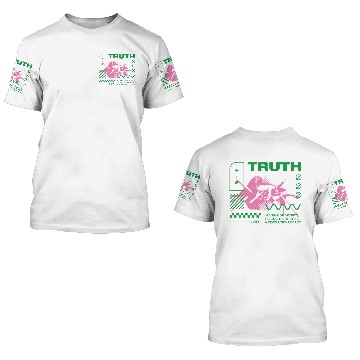 Discover TRUTH VIRTUE404 STREETWEAR 3D T Shirts