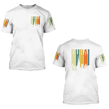 Discover Dubai Retro 3D T Shirts