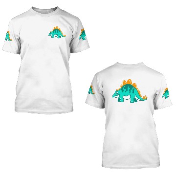 Discover Stegosaurus 3D T Shirts